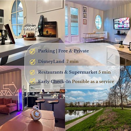 Once Upon A Time - 7Min From Disneyland - Free Private Parking - Self Checkin - Balcony - Barbecue มานี-เลอ-องเกรอ ภายนอก รูปภาพ
