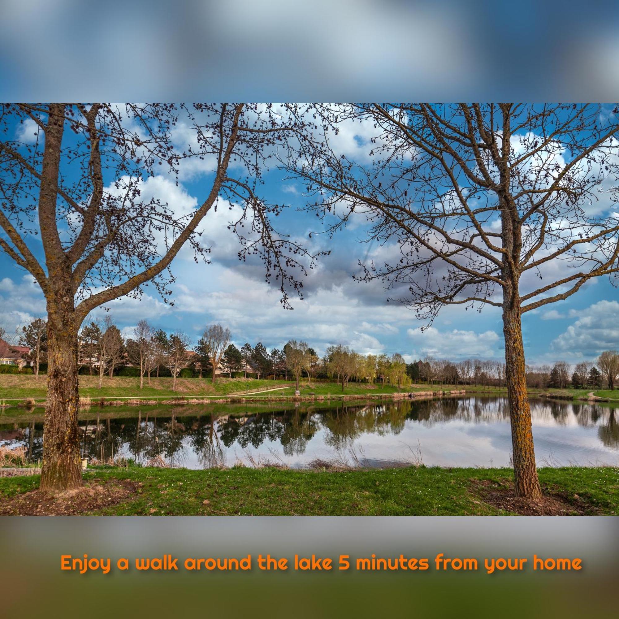 Once Upon A Time - 7Min From Disneyland - Free Private Parking - Self Checkin - Balcony - Barbecue มานี-เลอ-องเกรอ ภายนอก รูปภาพ